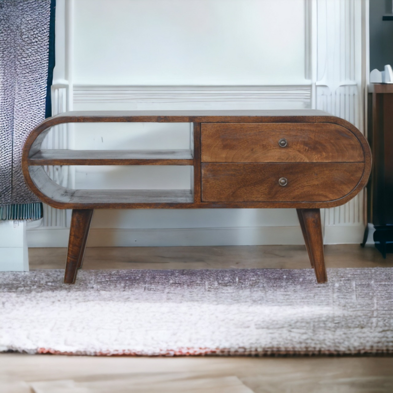 Artisan Furniture Solid Wood Chestnut London Media Unit