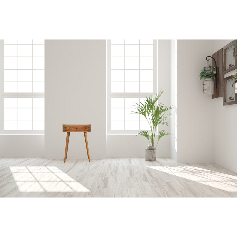 Artisan Furniture Solid Wood Mini Albion Oak-ish Console