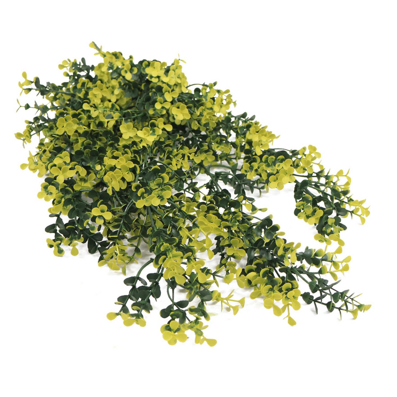Pack of 6 x Hanging UV and Fire Resistant Artificial Variegated Plant 76cm