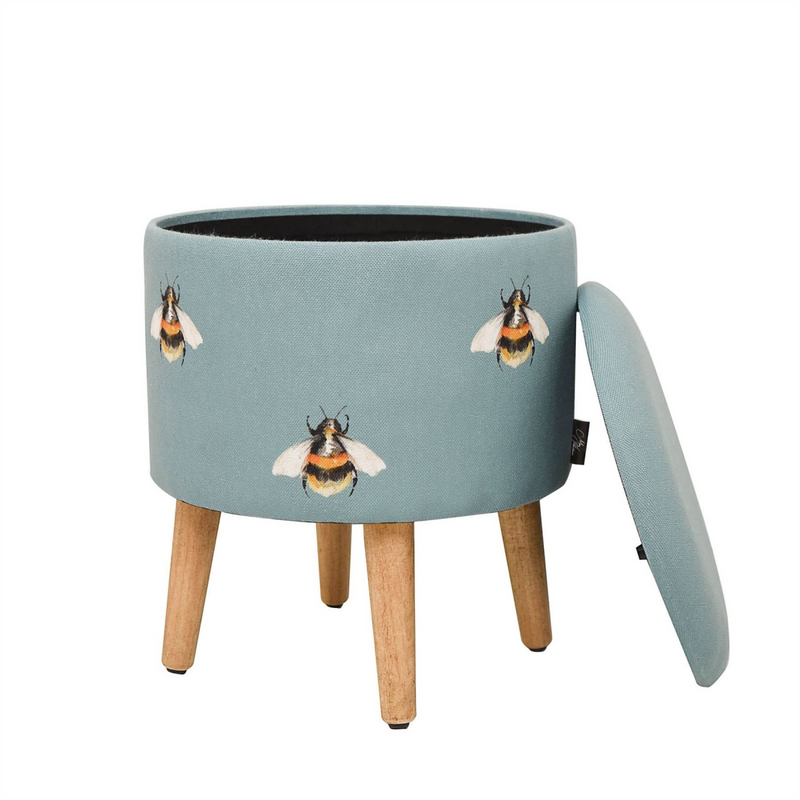 Meg Hawkins Storage Footstool - Bee