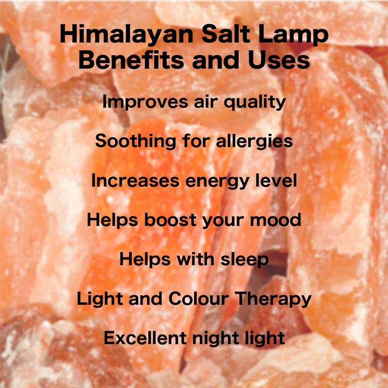 Himalayan Rock Salt Metal Basket Lamp