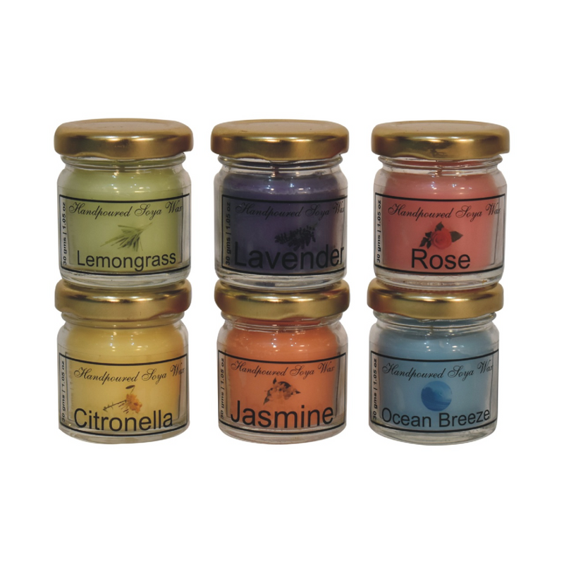 Artisan Furniture Mini Candle Set of 6 (Summer)