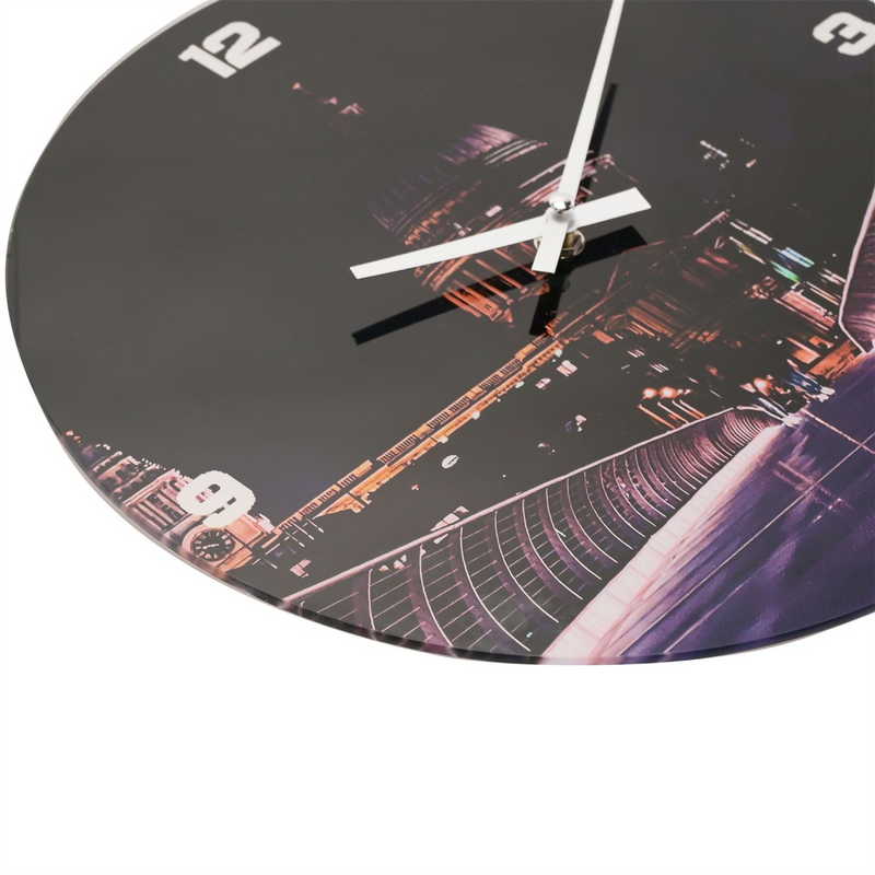 Hometime Glass Wall Clock 30cm St Paul's Cathedral Design
