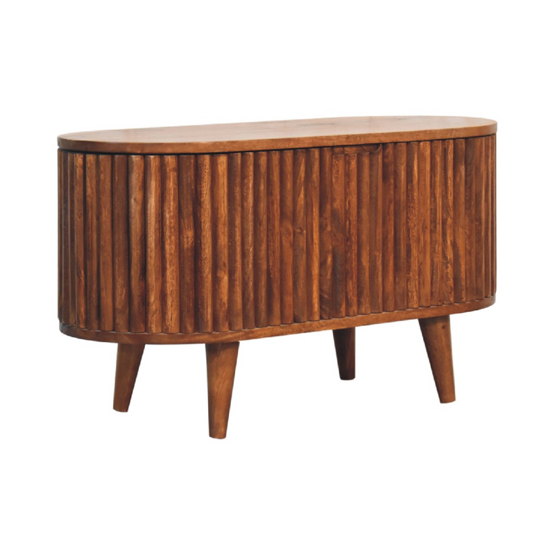 Artisan Furniture Solid Wood Reeve Lid-up Blanket Box, Light Brown