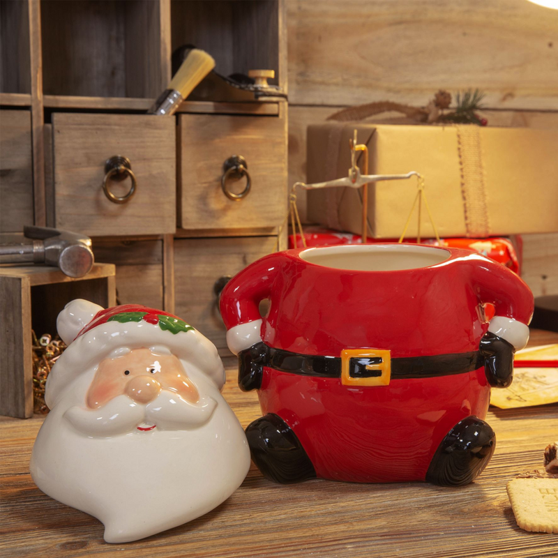 Santa Cookie Jar 26cm