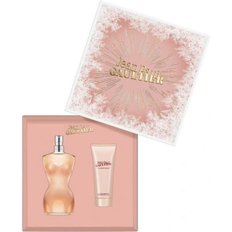 Jean Paul Gaultier Classique Gift Set (Eau De Toilette Spray 100ml  Body Lotion 75ml)