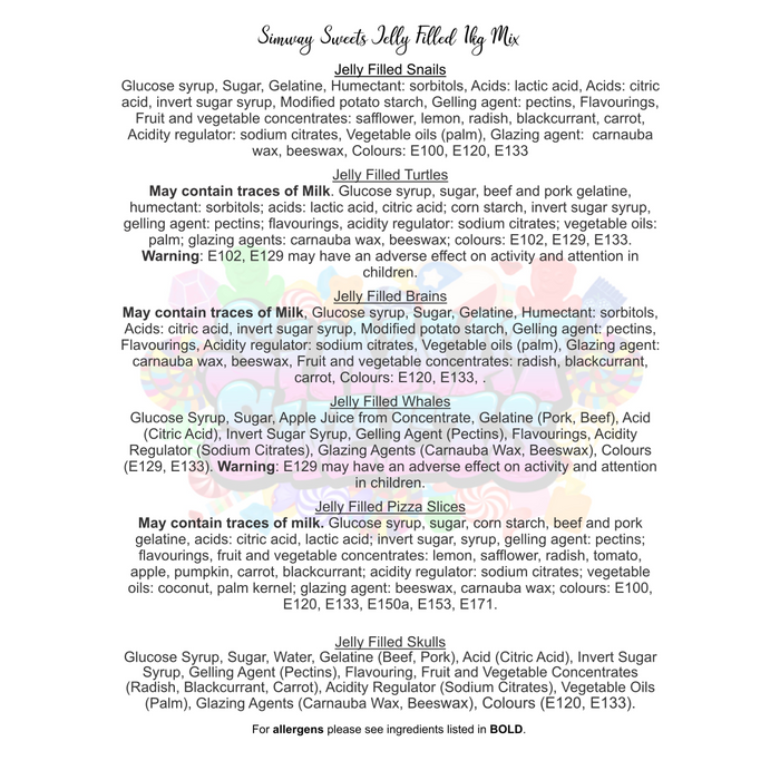 Jelly Filled 1KG Pick 'n' Mix Bag Sweets