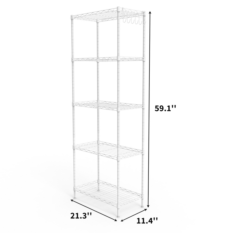 5-layer display rack with adjustable layer spacing, plug-in deformable ...