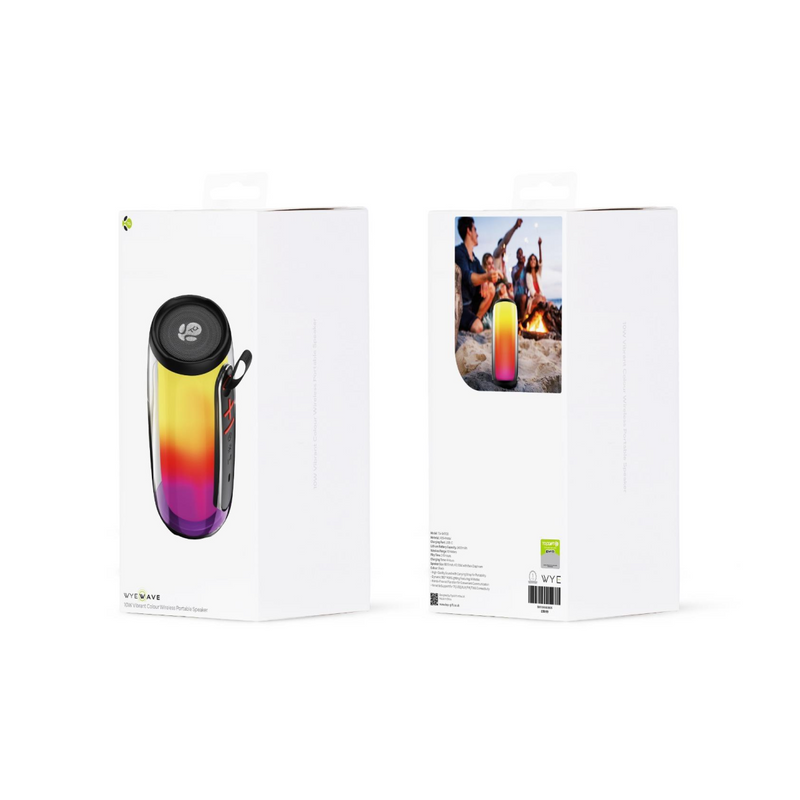 WYEWAVE 10W Vibrant Colour Wireless Portable Speaker