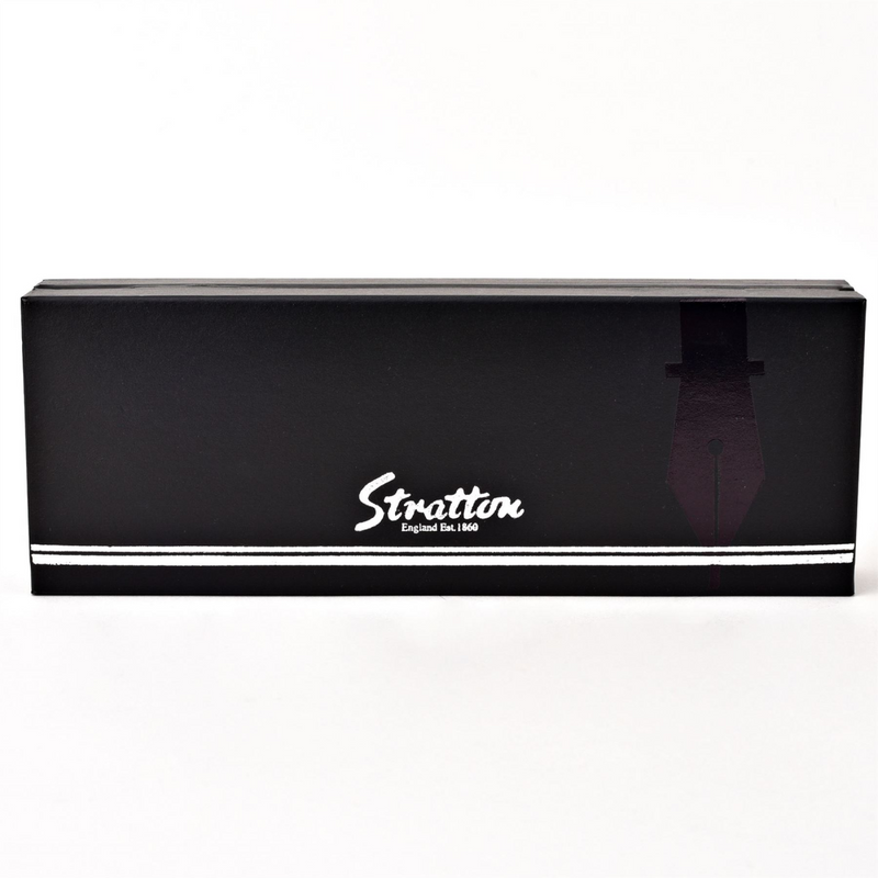 Stratton Rollerball Pen - Blue & Silver