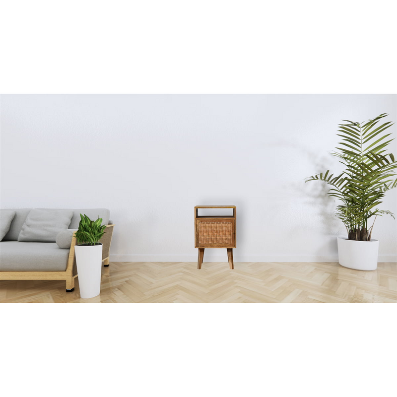 Artisan Furniture Solid Wood Knit Door Bedside
