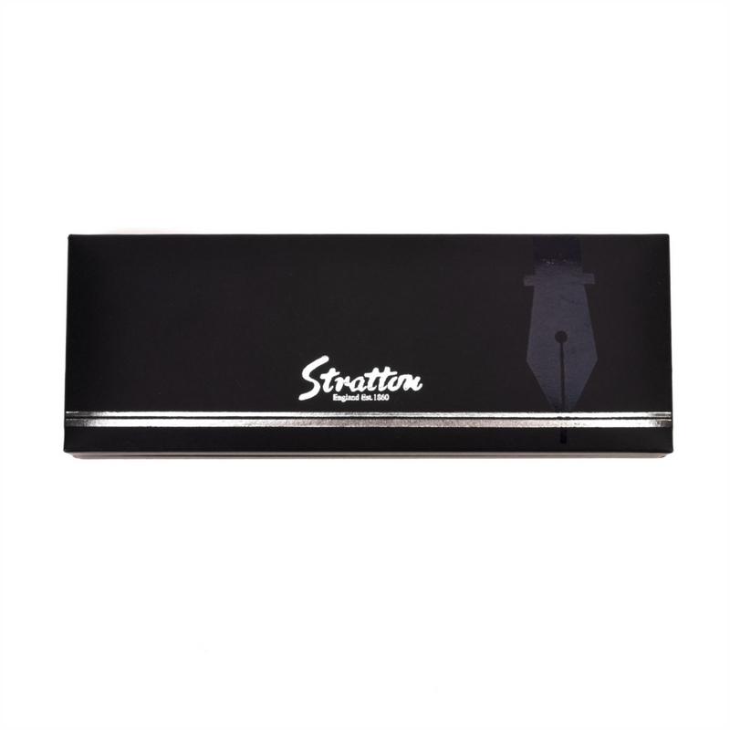 Stratton Ballpoint Pen - Purple & Silver