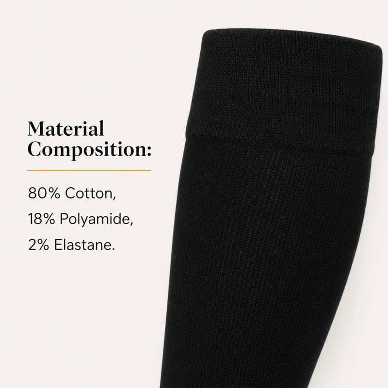 12 Pairs Girls Cotton Rich Long School Socks Durable Comfortable Breathable Sculpted Heels and Toes Sizes 9-12 12-3 4-6 Navy Grey Black White by Sock Stack