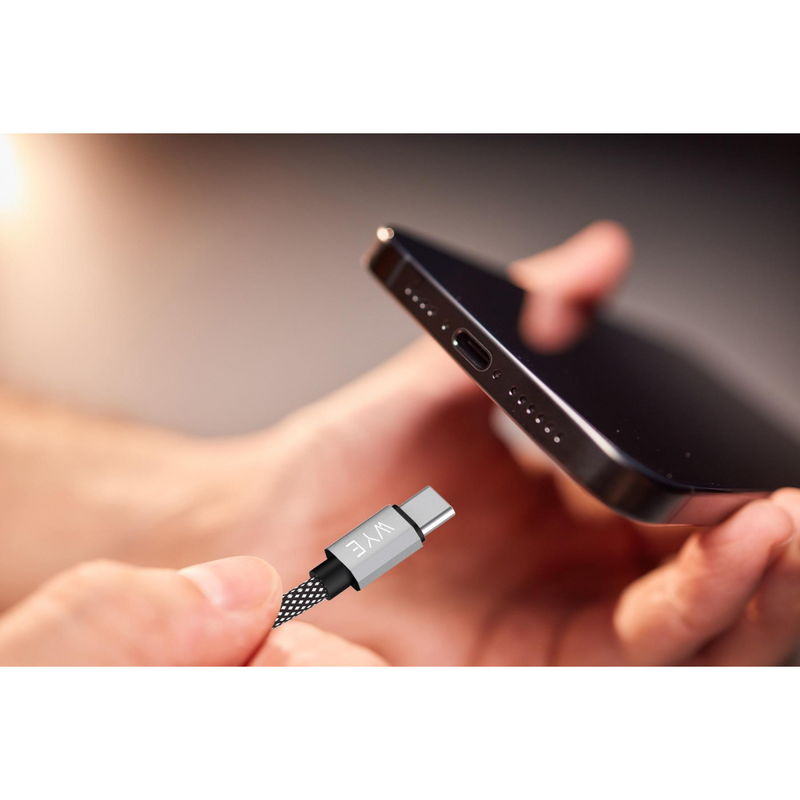 WYEFLOW USB to USB-C Magnetic 60W Ultra Fast Charging & Data Cable 1m