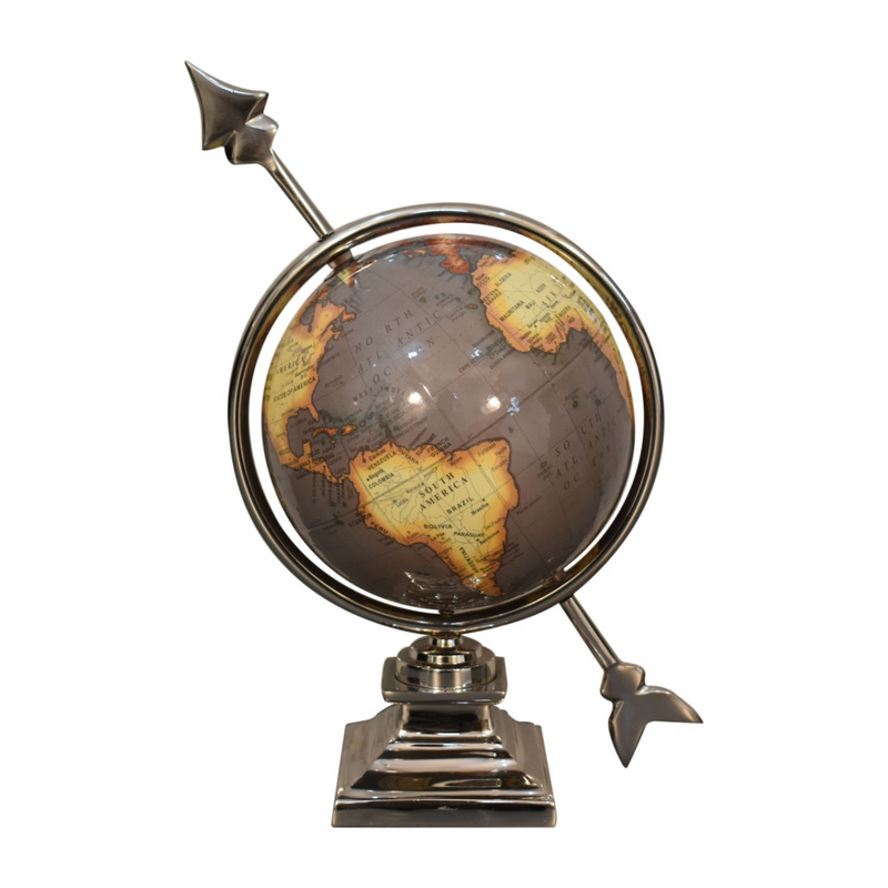 Artisan Furniture Home Decor Accessories - Grey Cupid Globe
