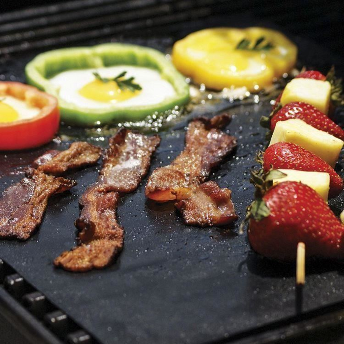 VINSANI RECTANGLE BBQ GRILL MAT x 2