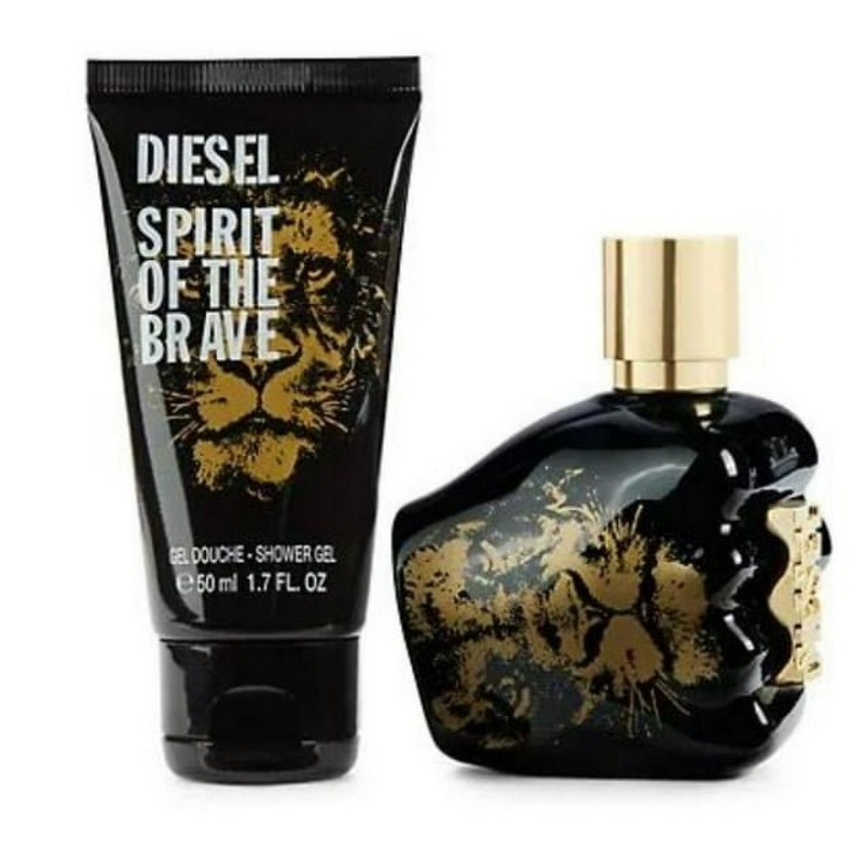 Diesel Spirit Of The Brave Gift Set (Eau De Toilette Spray 50ml  Shower Gel 50ml)