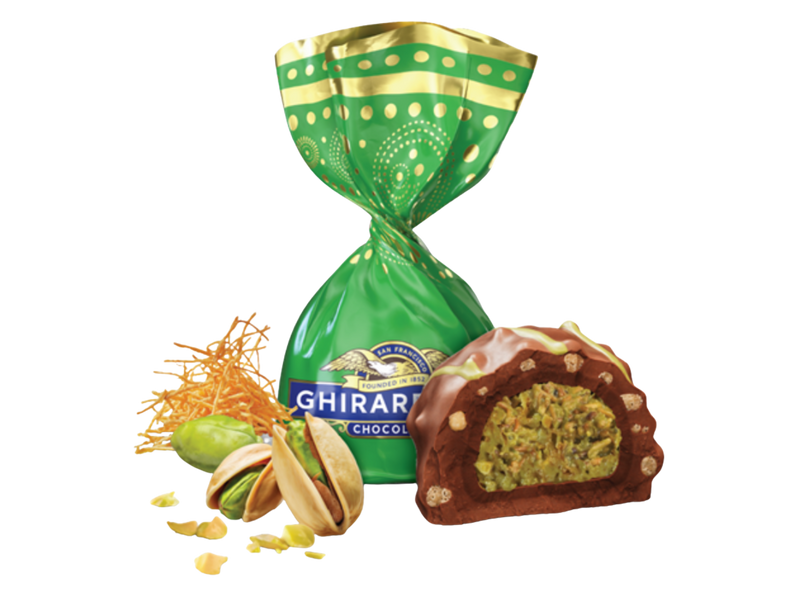 NEW | Ghirardelli Dubai Style Pistachio Milk Chocolates