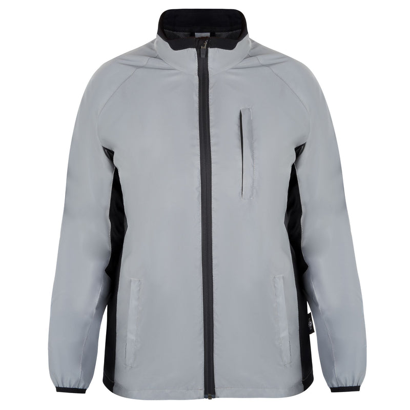 Womens Reflective Running & Cycling Jacket | Silver Hi Vis | BTR