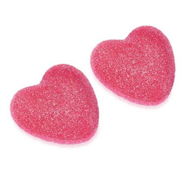Shiny Red Hearts 65 Count Sweets