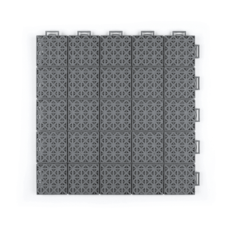 Singles Tennis Court System with Court Markings