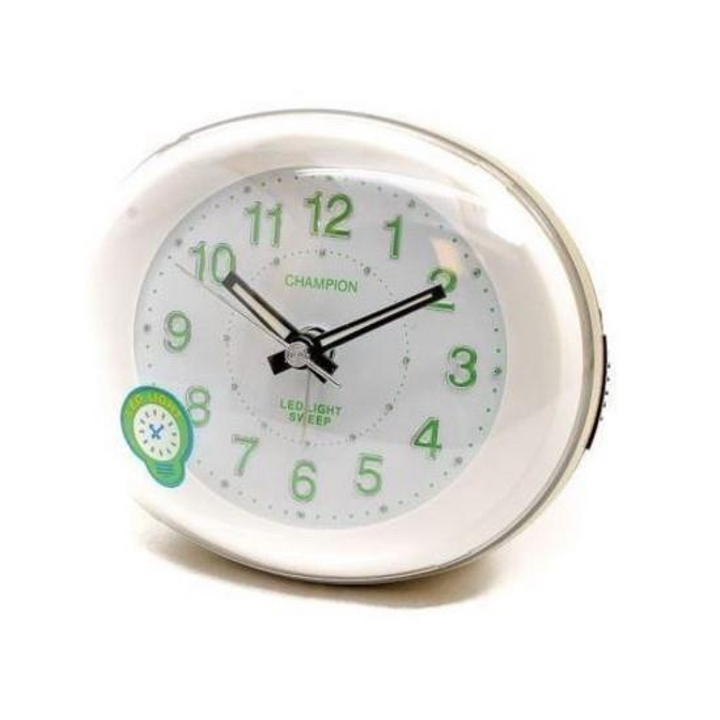 Champion Silent Sweep Gold Alarm Clock MF888G