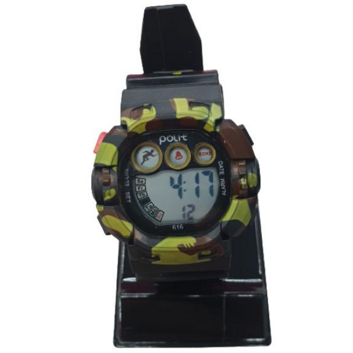 Polit Army Childrens Boys Sports Digital Waterproof Small Face assorted stlyes and colours varied watch