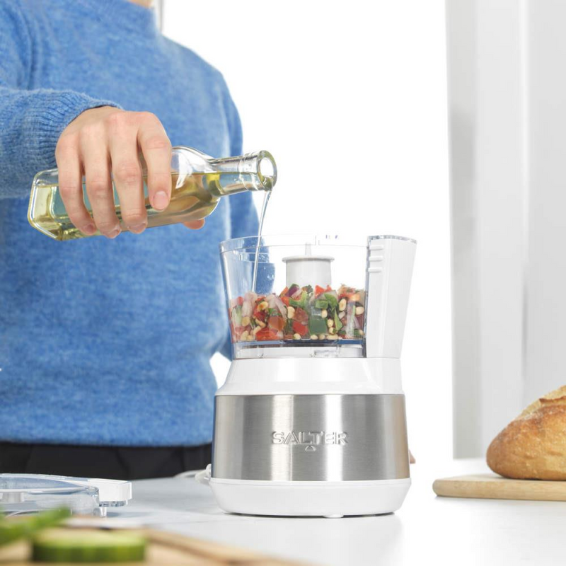 Salter Boston 3 in 1 Food Processor - White