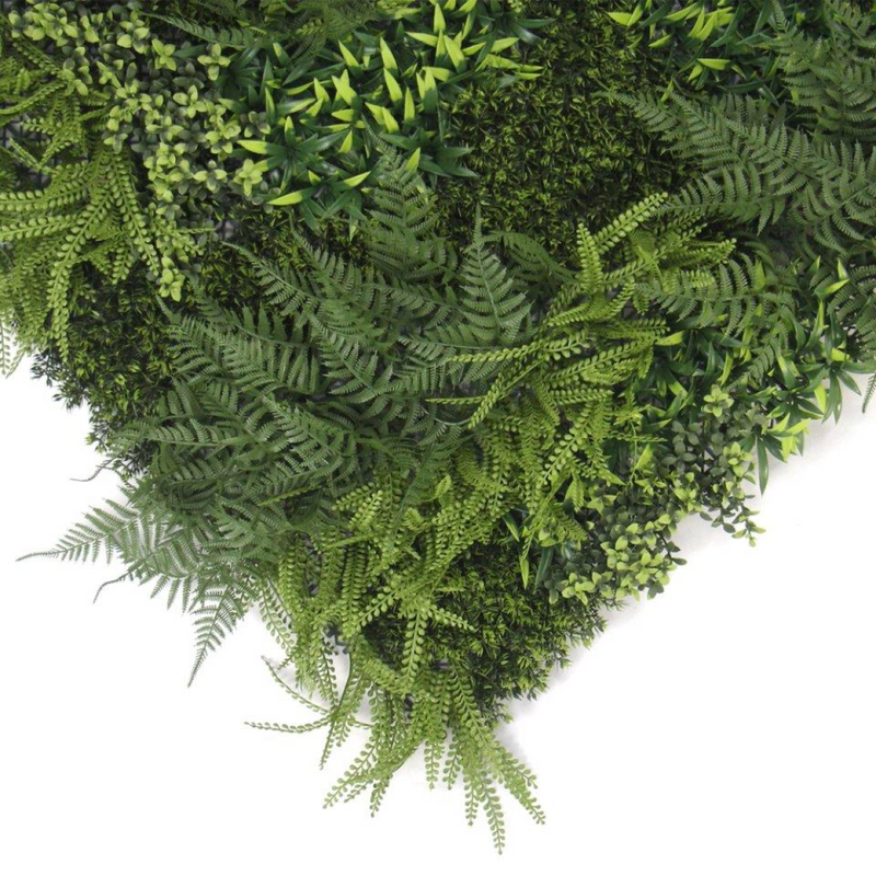100cm Green Wall Fire Resistant Natural Fern Artificial