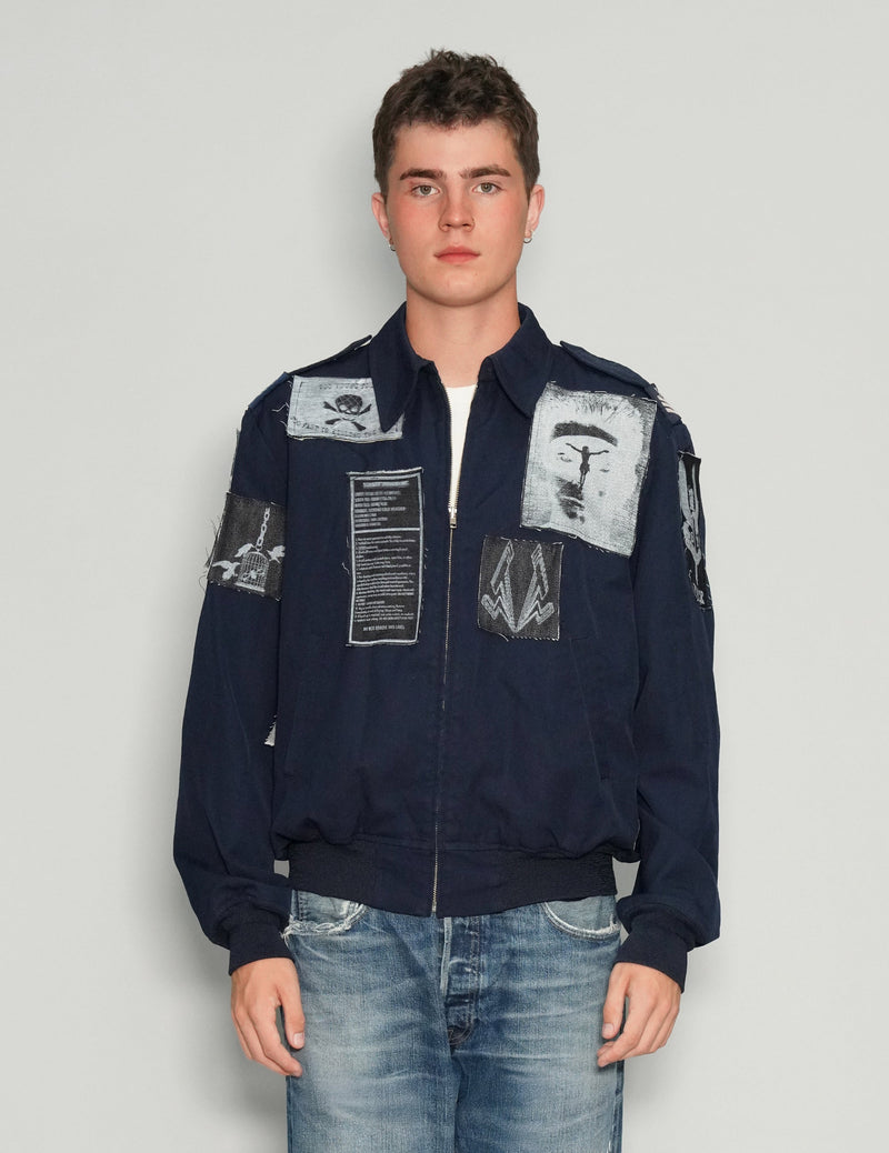 Patched RAF Jacket