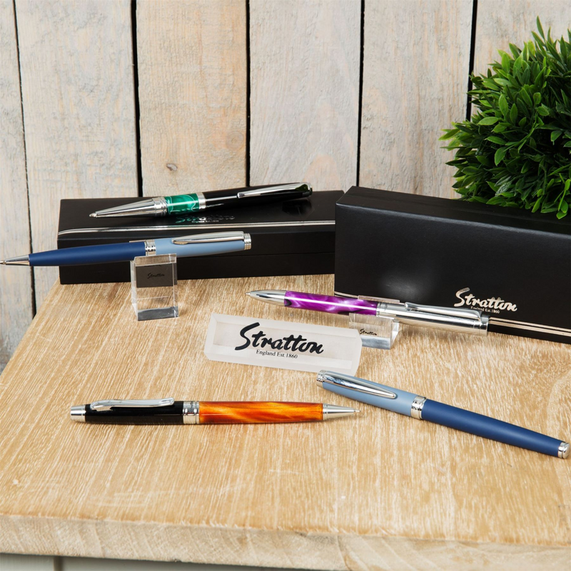 Stratton Blue Rollerball Pen