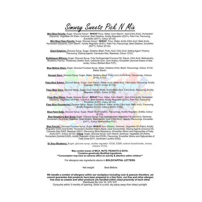 Simway Sweets Sapphire Mix