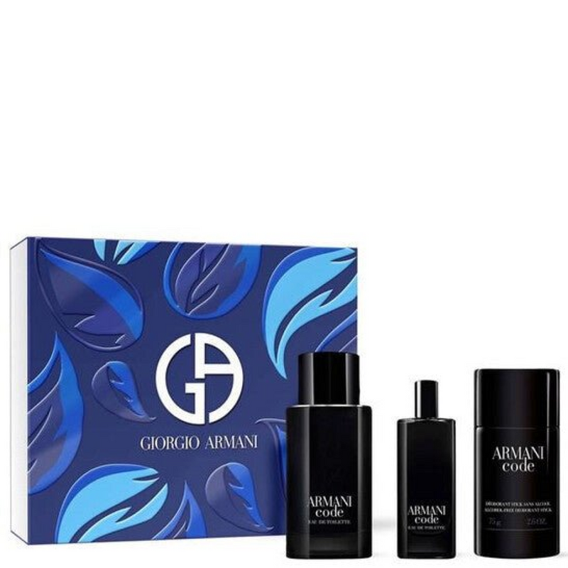 Giorgio Armani Code Gift Set (EDT 75ml  EDT 15ml  Deodorant Stick 75g)