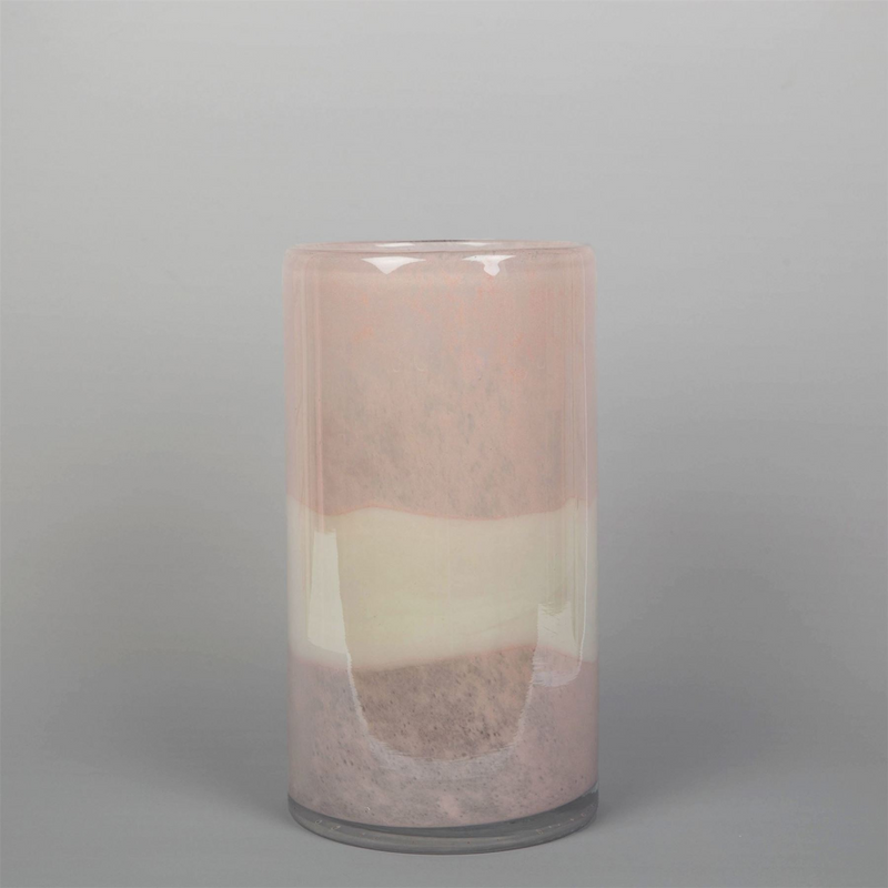 Objets d''Art Medium Neutral Glass Vase