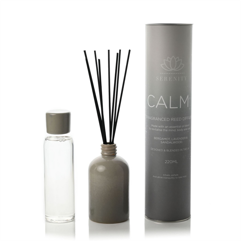 Serenity Calm Ceramic Diffuser 220ml Bergamot, Lavender