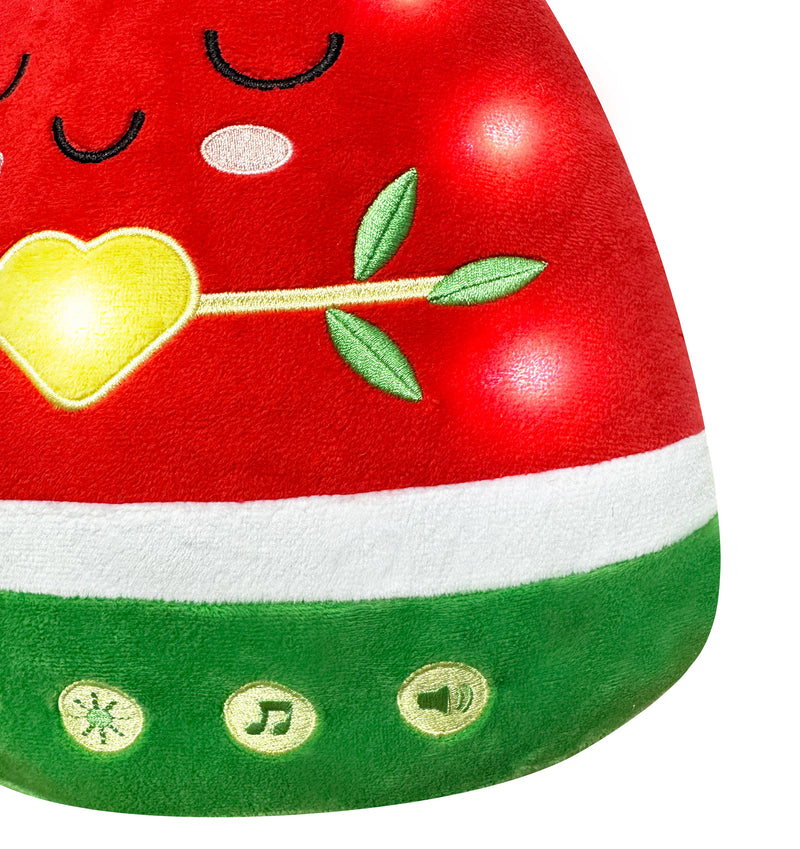 Interactive Nūr Watermelon Dua Pillow & Plushie | Islamic Toys for Kids