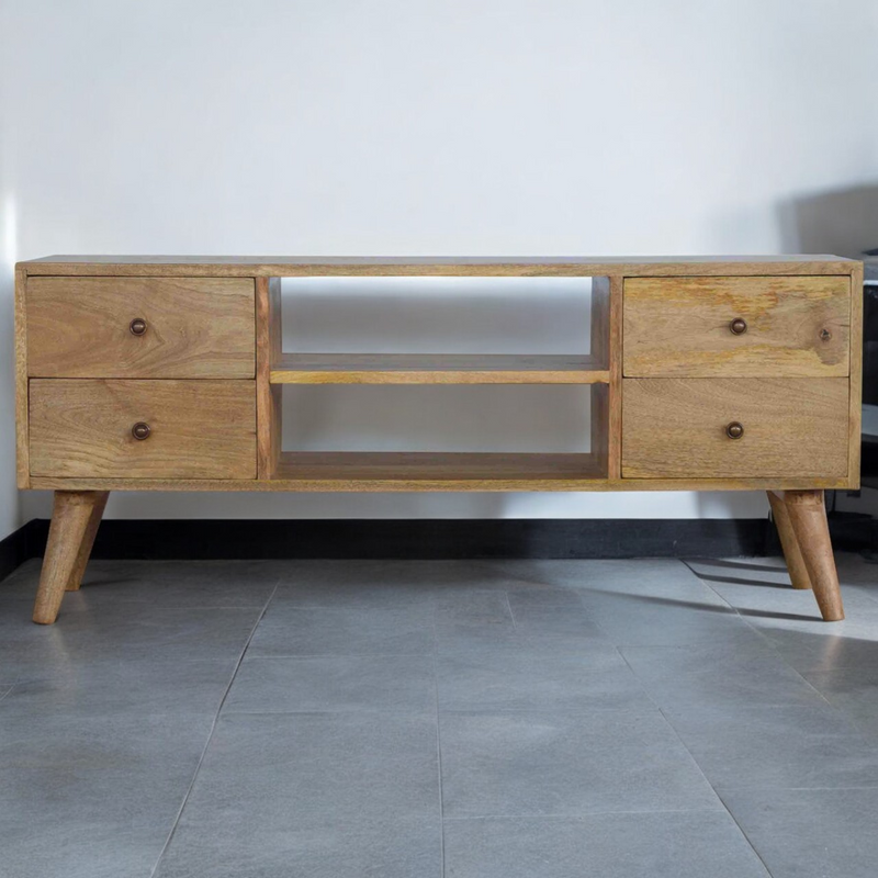 Artisan Furniture Solid Wood Nordic Entertainment Unit