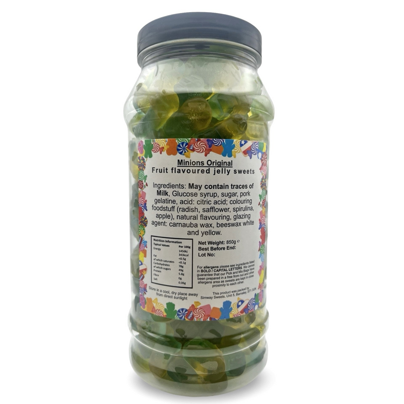 Minions Gummy Sweets Gift Jar - 850g