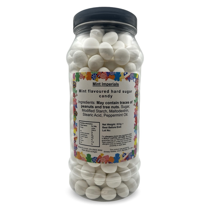 Mint Imperials Retro Sweets Gift Jar - 800g