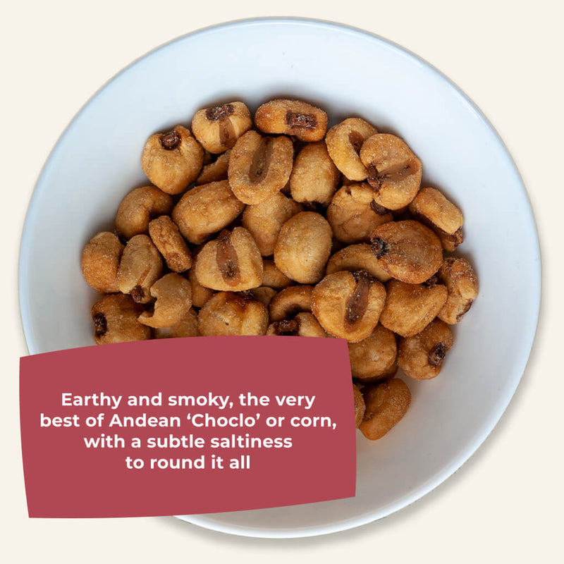 Roasted Peruvian Giant Corn Kernels - Sea Salt