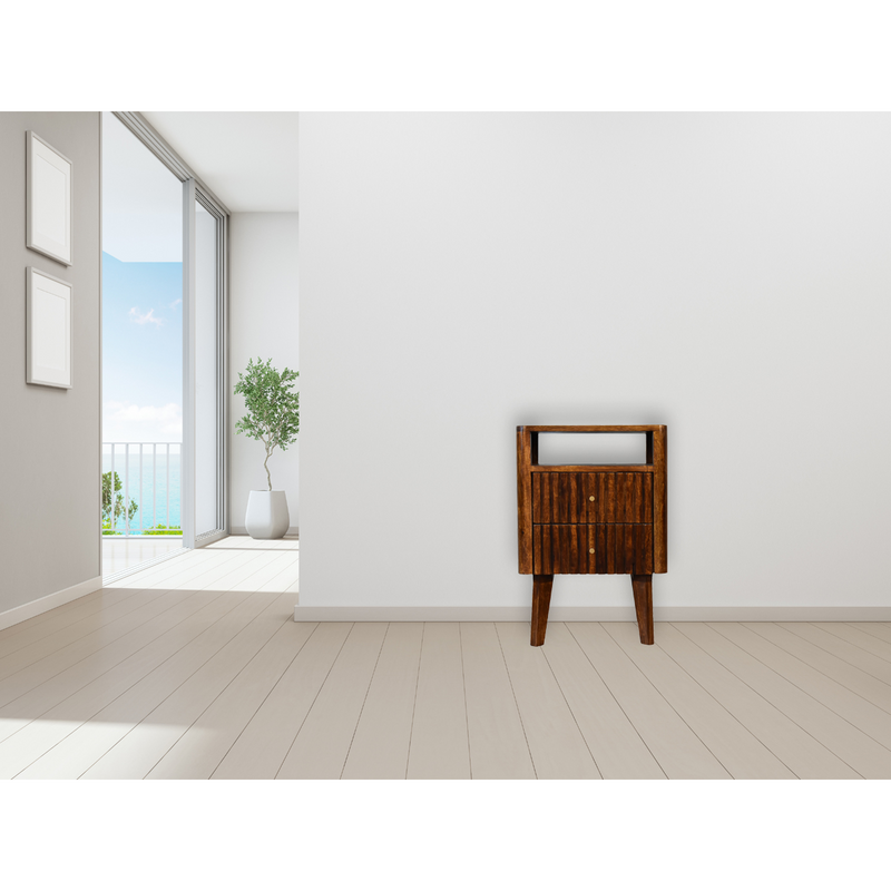 Artisan Furniture Solid Wood Reeve Bedside