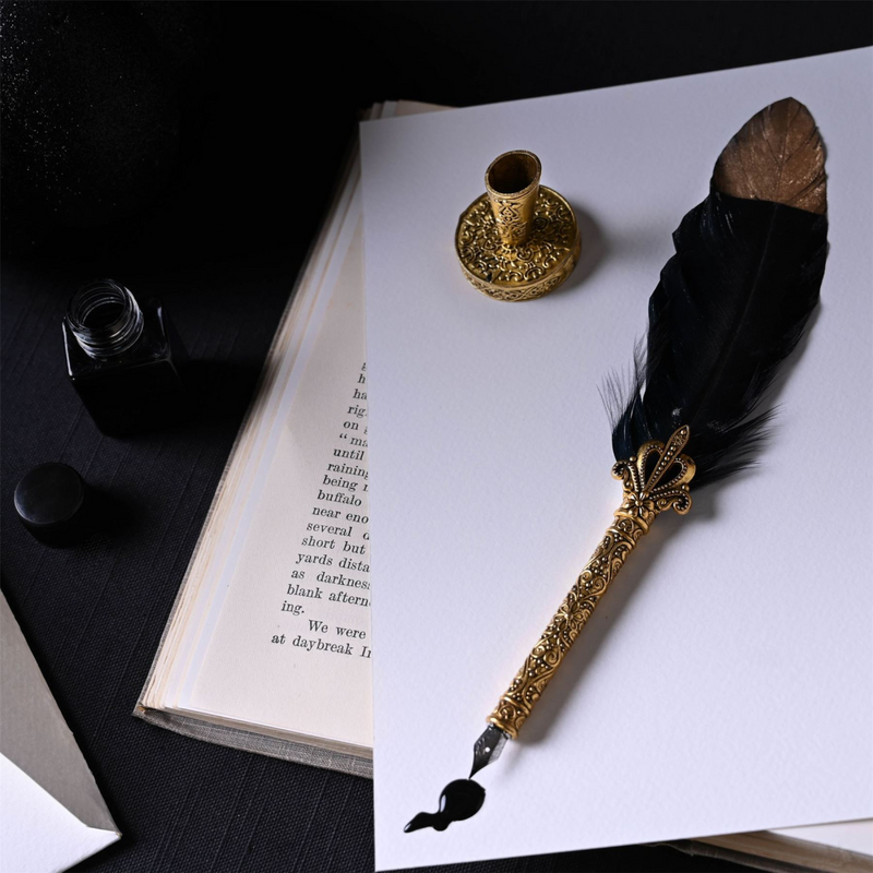 Feather Quill Pen Set