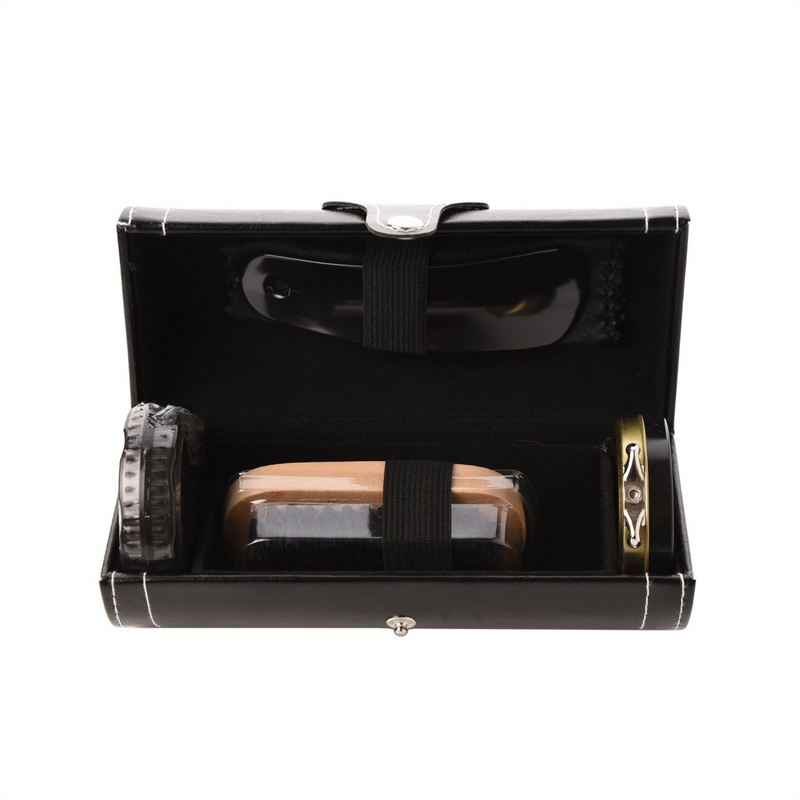 Mad Man Black Shoe Shine Kit