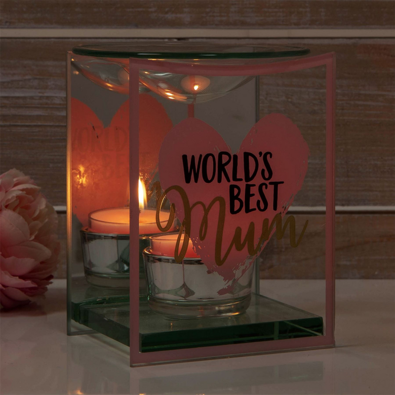 Glass Oil Burner - World's Best Mum