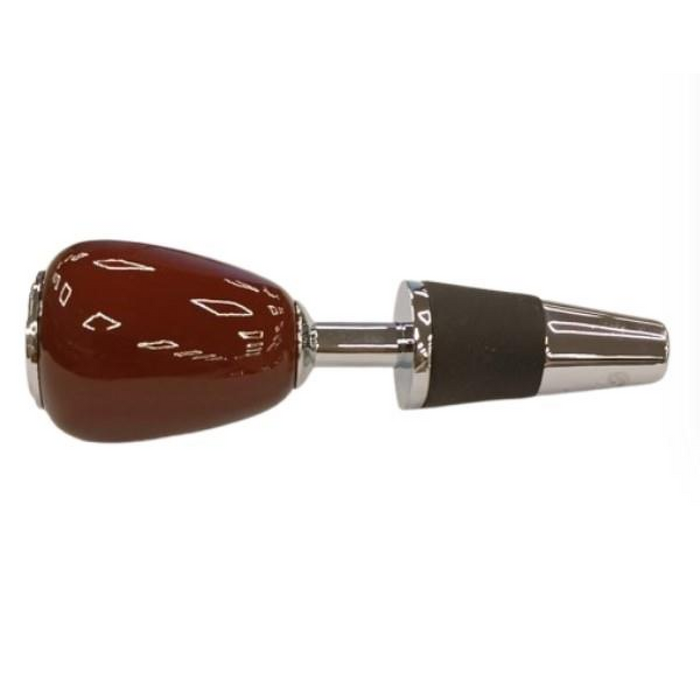 Miniature Gear Stick Paper Weight Gift Set Solid Dark Brown Wood IMP438RW