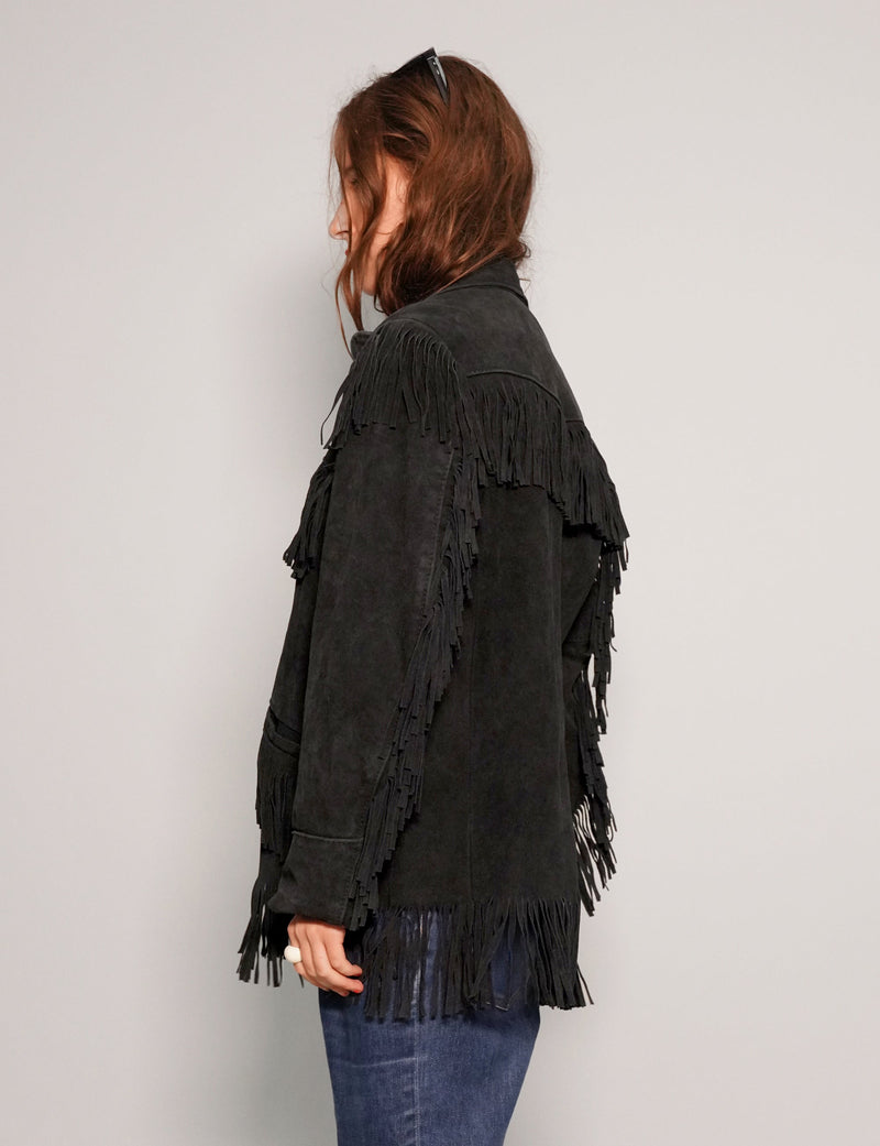 Black Cowgirl Coat