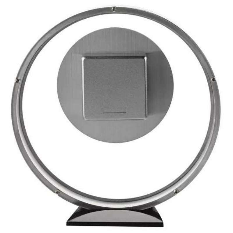Widdop Round Silver Mantel Clock W2937S
