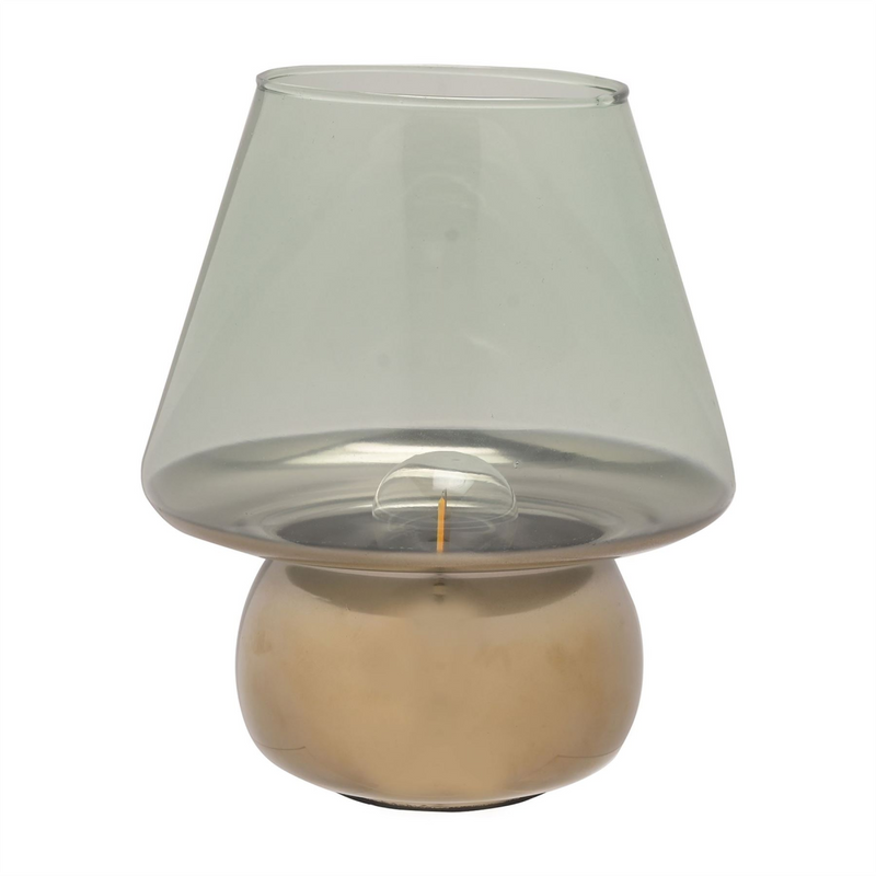 Hestia Green & Gold LED Lamp 20.5cm