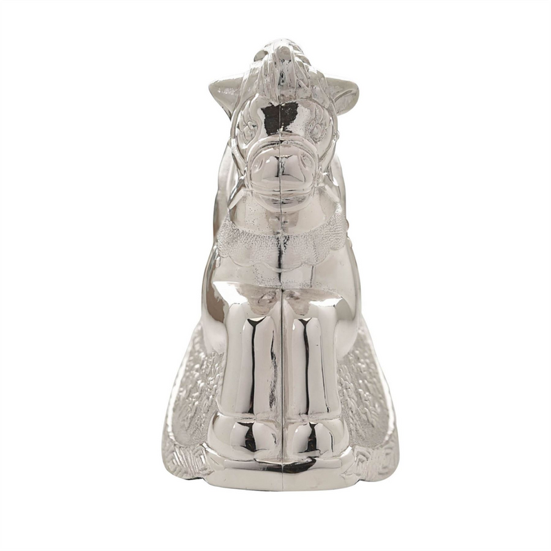 Bambino Silver Plated Rocking Horse Money Box