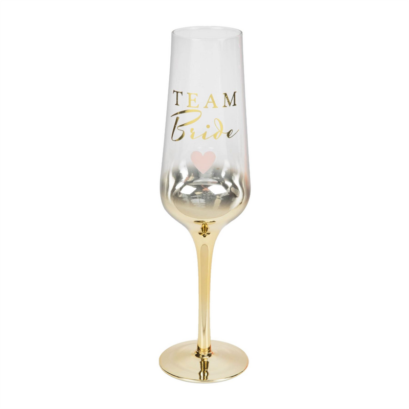 Bridal Shower Set of 4 Prosecco Glasses